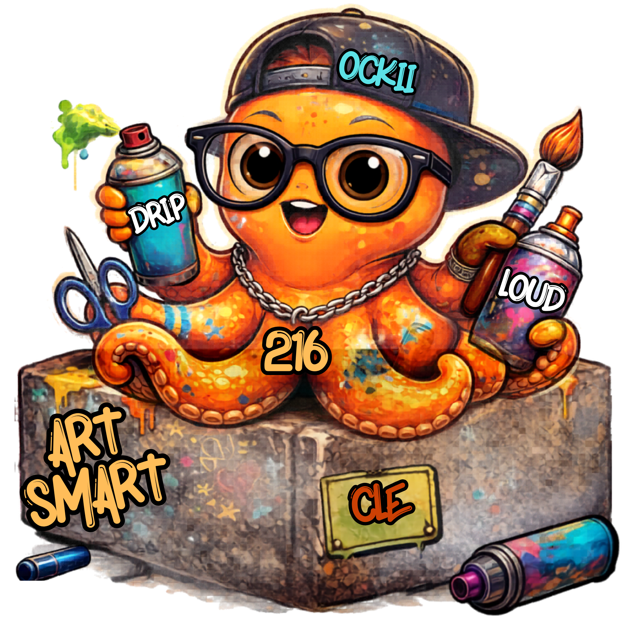 Ockii — Art Smart Kids Club Mascot